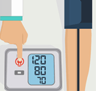 blood pressure testing reading at home